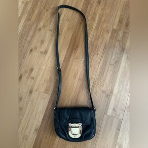 Michael Kors Black Leather Crossbody Bag